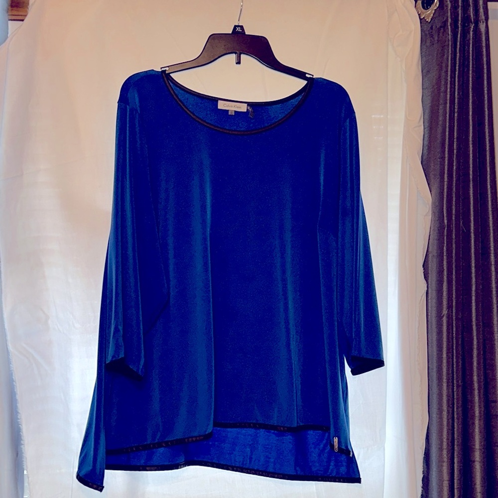 Women’s Calvin Klein top size 2X three-quarter length sleeve